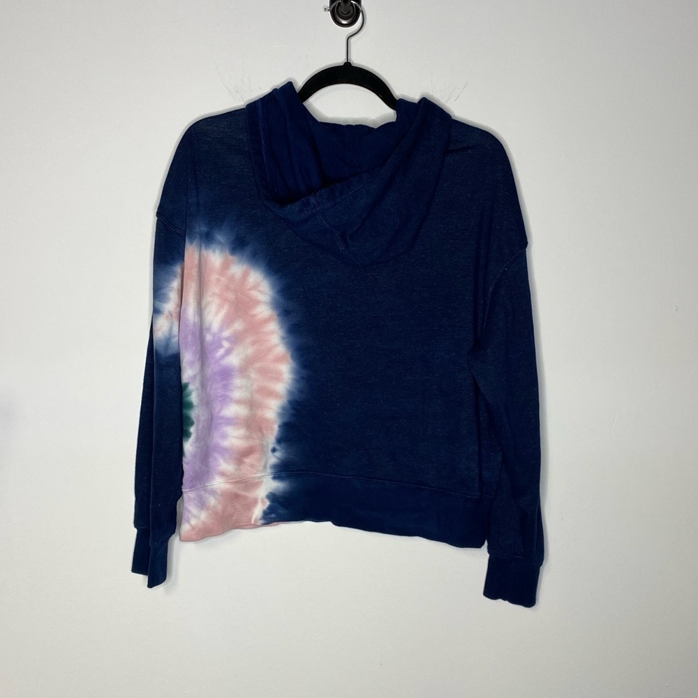 Wildfox Hadley Long Sleeve Tie-Dye Hoodie Sweatshirt NWT S - Picture 3 of 6